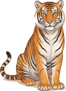 The tiger from “The Tiger, the Brahmin and the Jackal”
